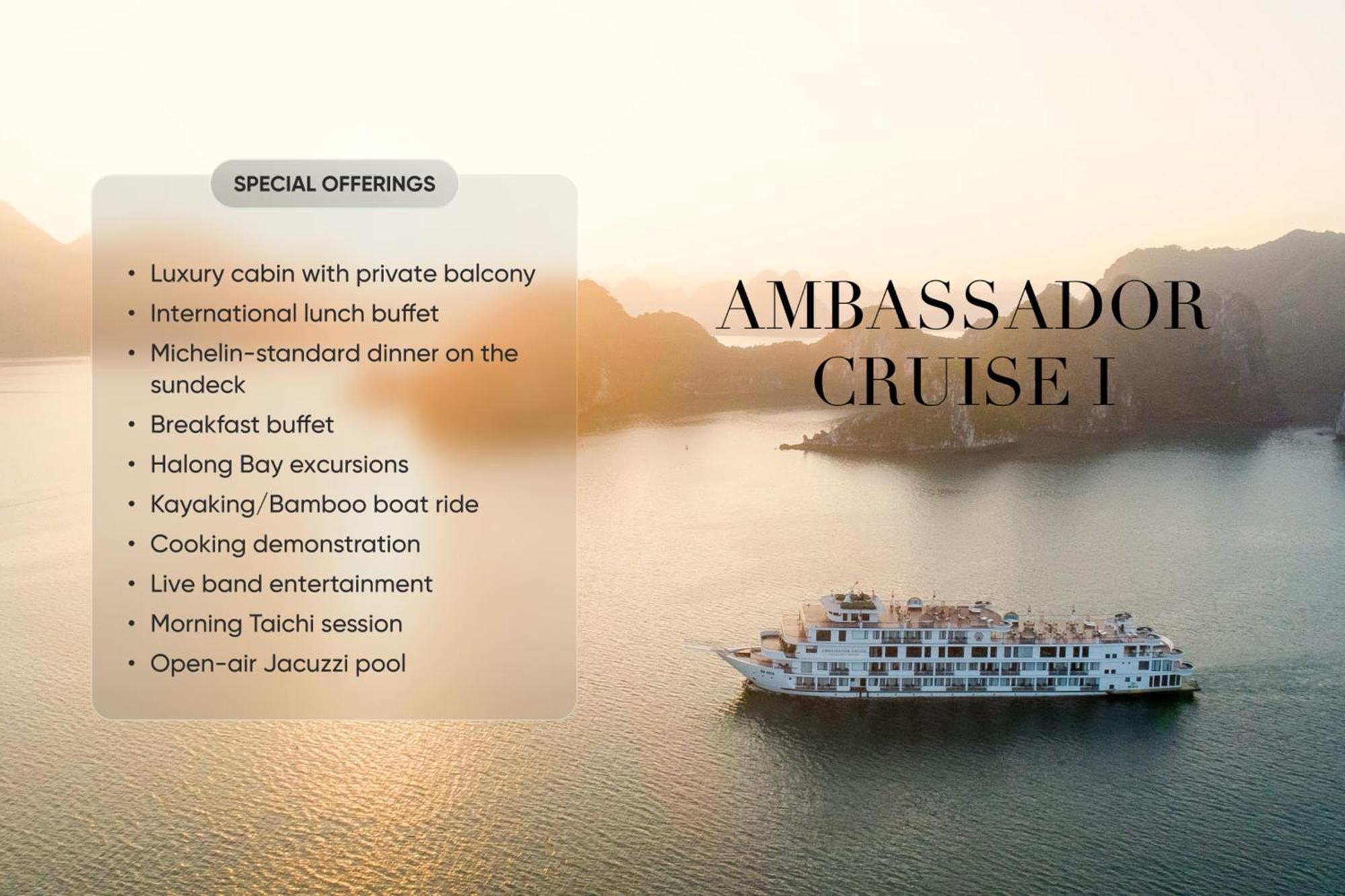 Ambassador Cruise Halong Bay Hotel Ha Long Bagian luar foto